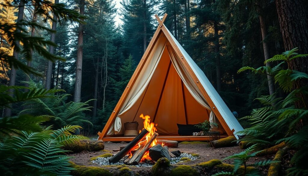 A-frame shelter design
