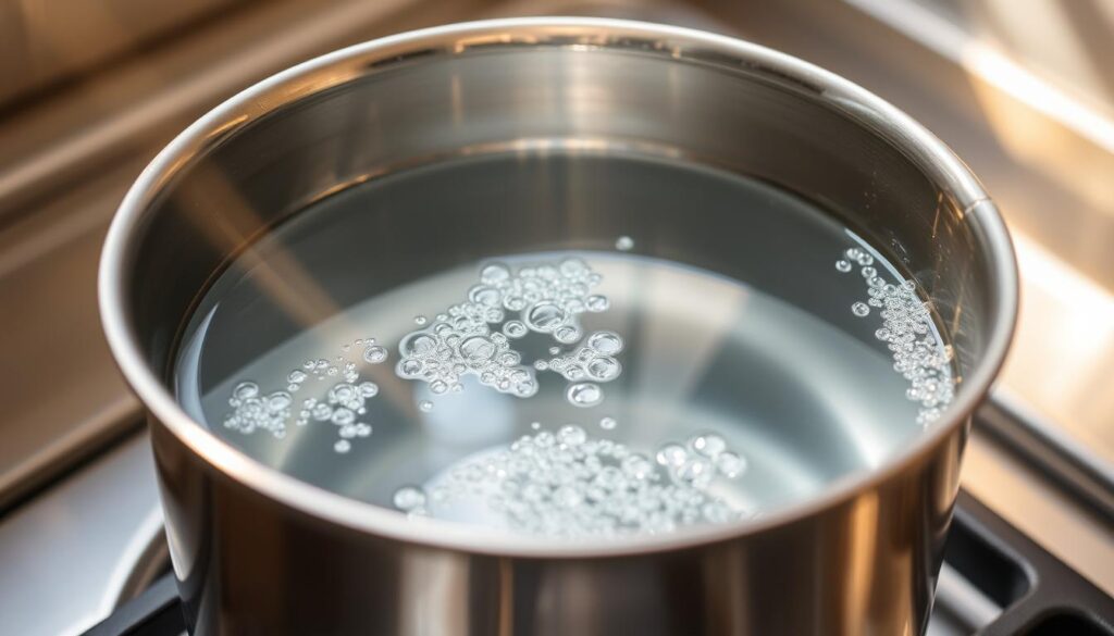 Boiling water
