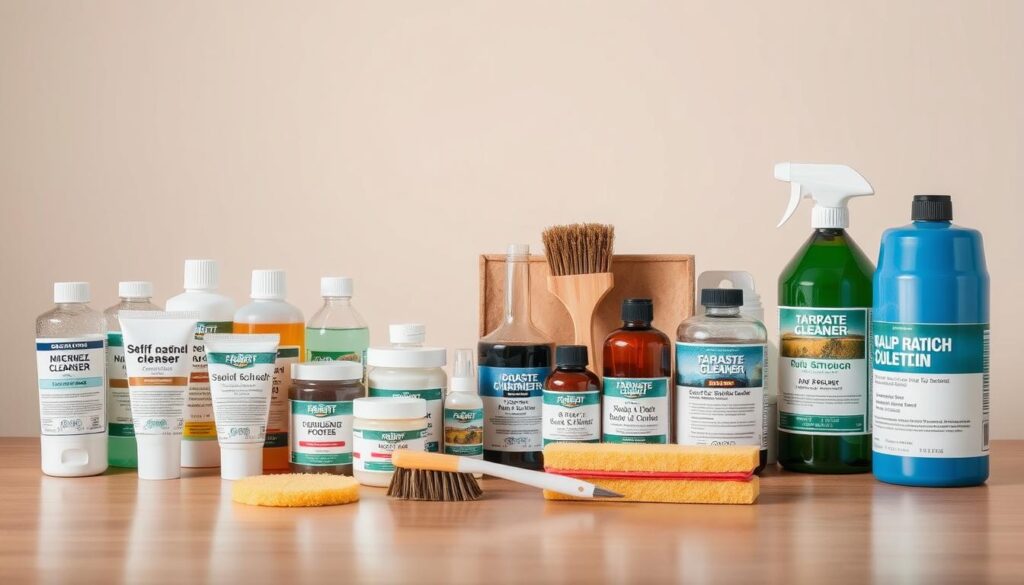 Commercial products for pine pitch removal