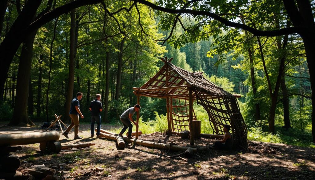 DIY shelter building techniques