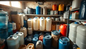 Emergency water storage