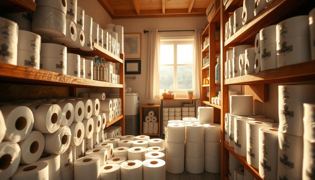 best emergency toilet paper storage