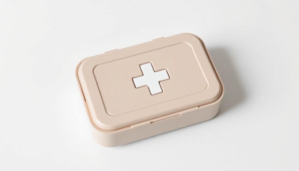 compact first aid kit container