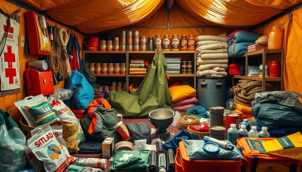 emergency shelter supplies