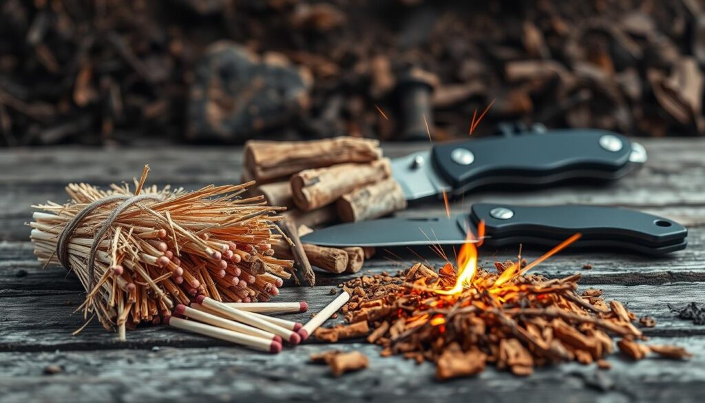fire starter kit components