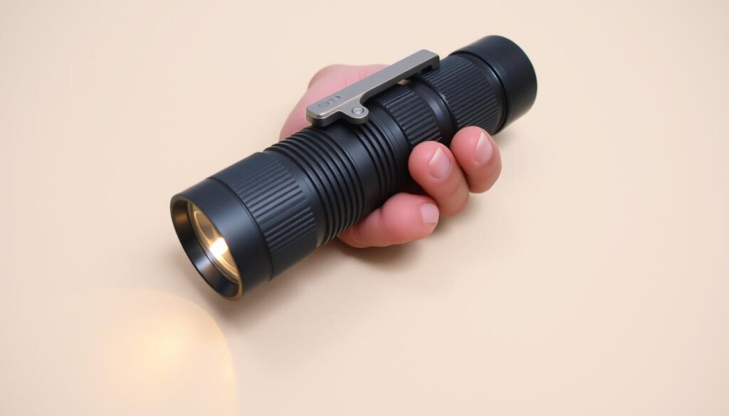 hand crank flashlight