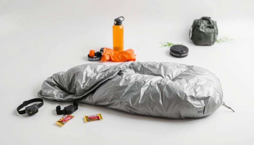 mylar sleeping bag preparation