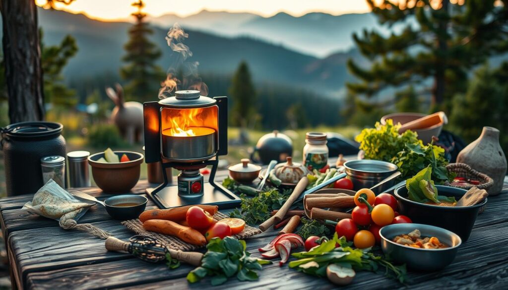 portable stove cooking