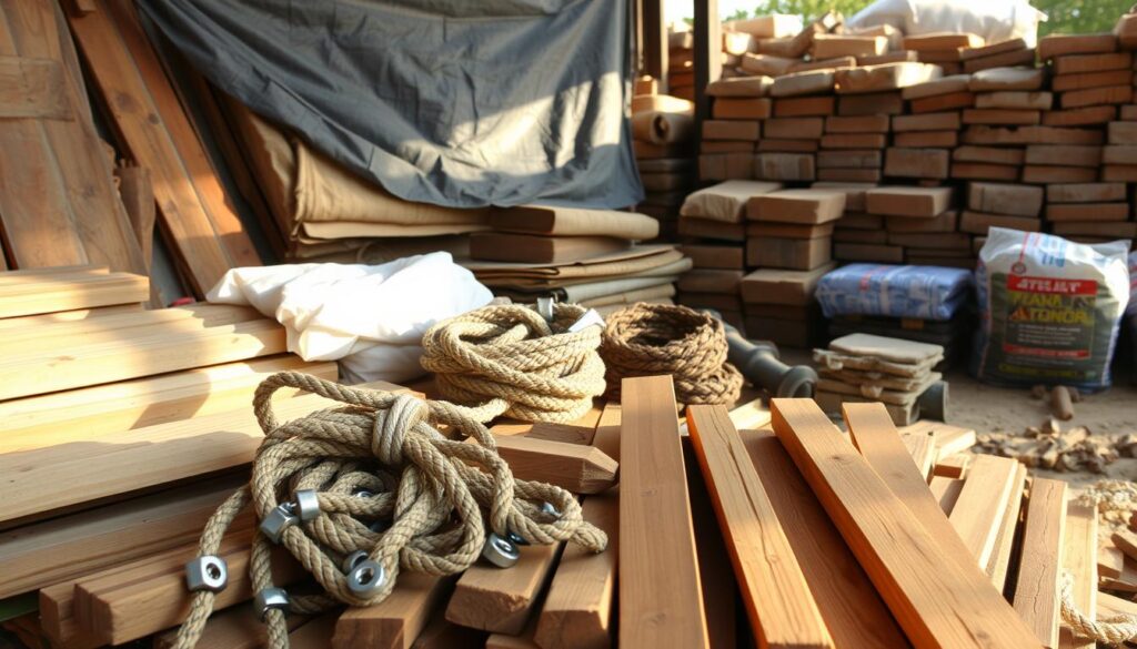 shelter building materials