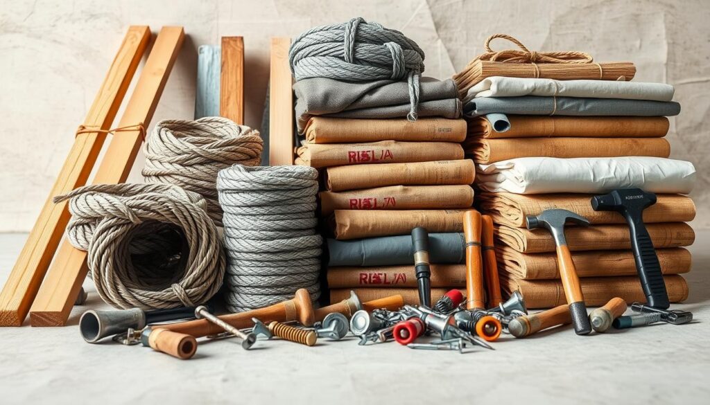 shelter building materials