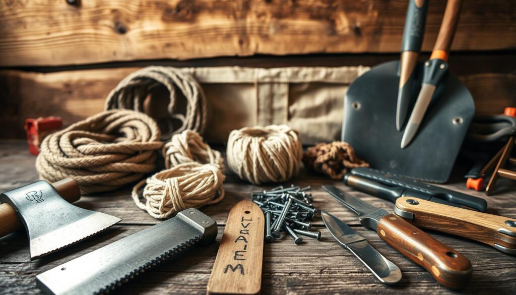 shelter building tools