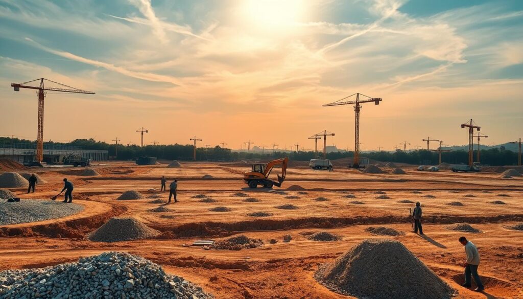 site preparation for shelter construction