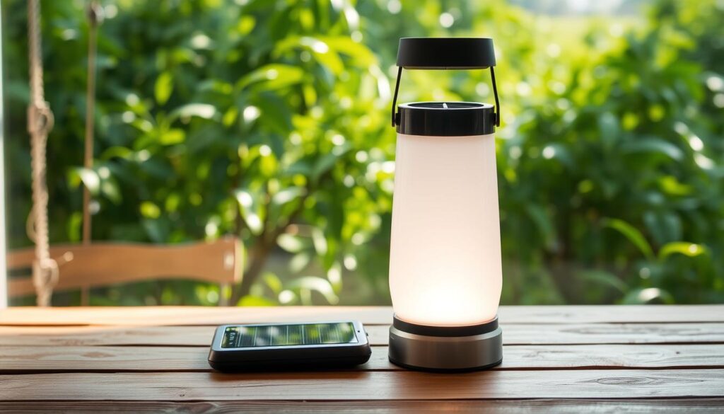 solar-powered lantern