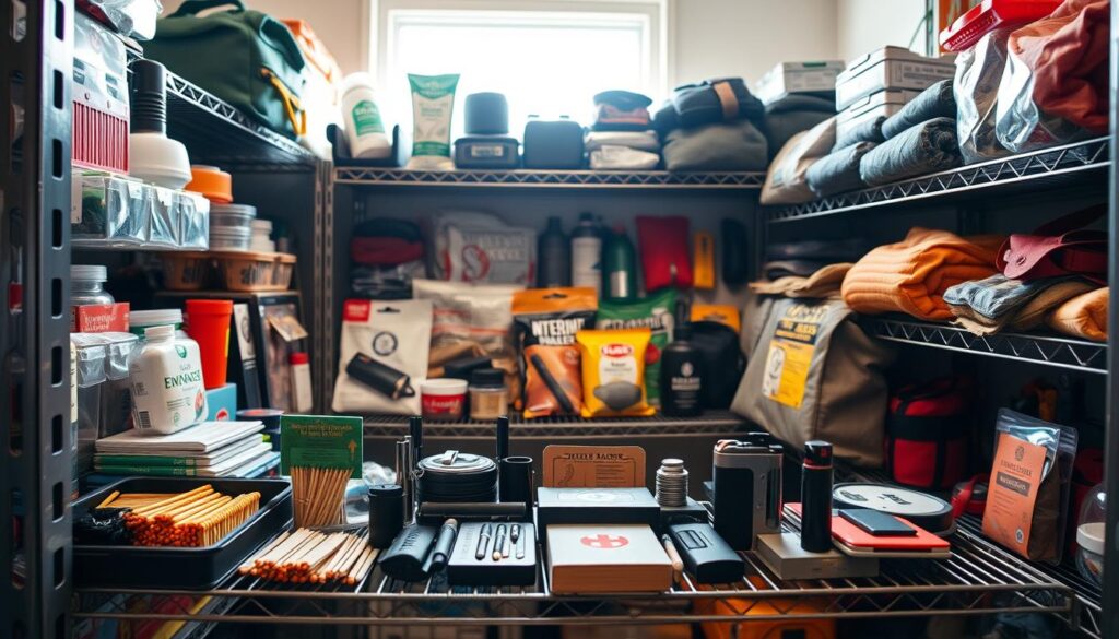survival gear storage