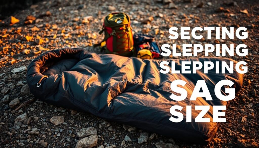 survival sleeping bag size consideration