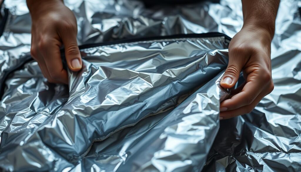 thermal emergency blanket maintenance