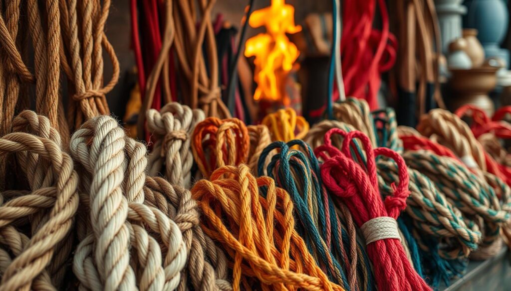 types of fire rope
