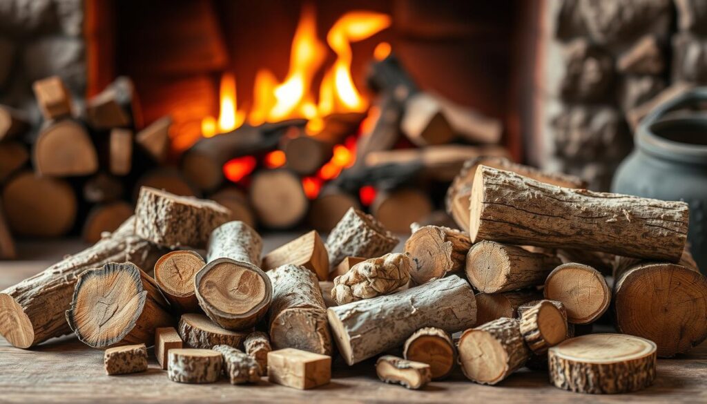 types of fire starter logs