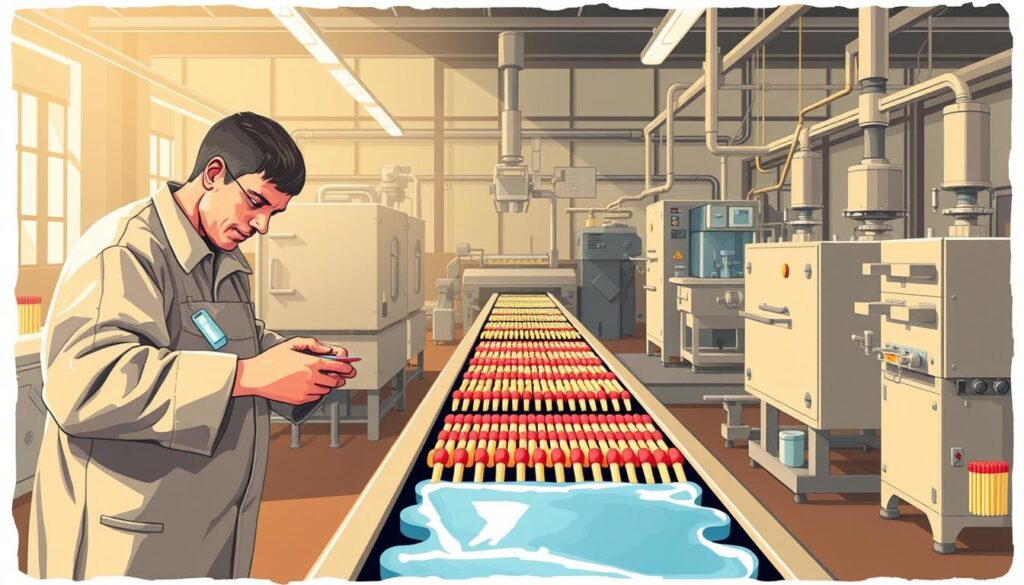 waterproof matches manufacturing process
