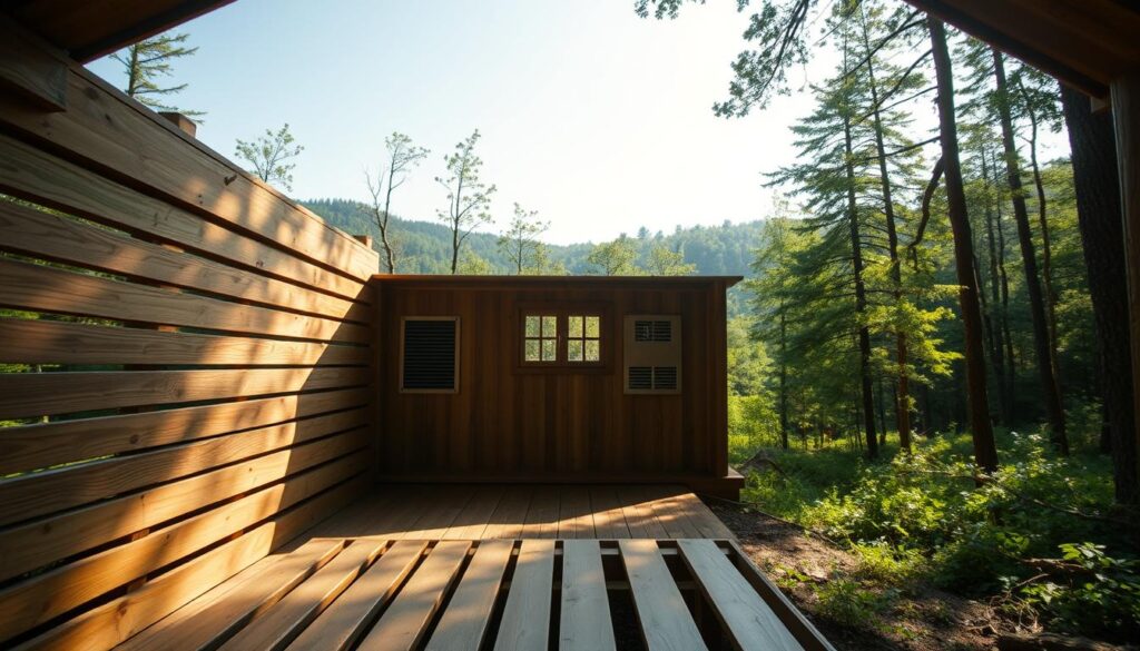 wilderness shelter ventilation